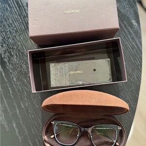 Tom Ford TF5776-D-B Black Eyeglass Frames (replace with your prescription)